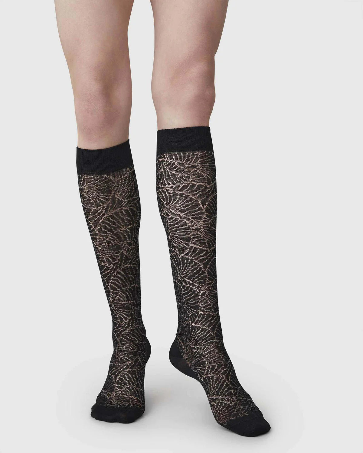 Alba Ginkgo Knee High Socks