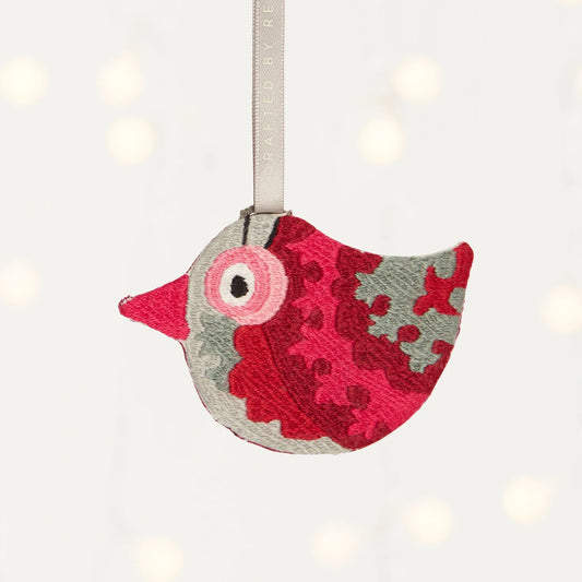 Holiday Collection Dozi Bird Ornament