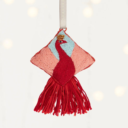 Holiday Collection Splendid Peacock Ornament