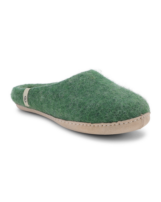 Wool Slipper Green