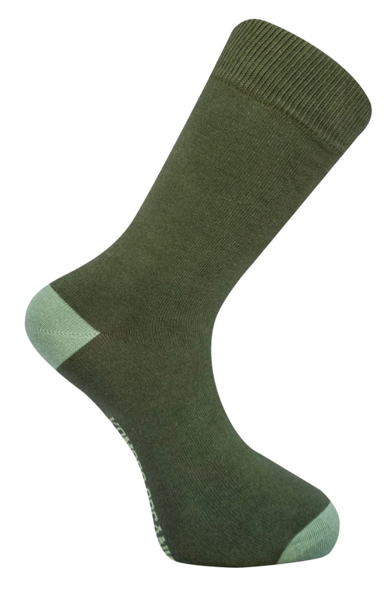 Punchy Socks Pesto Green
