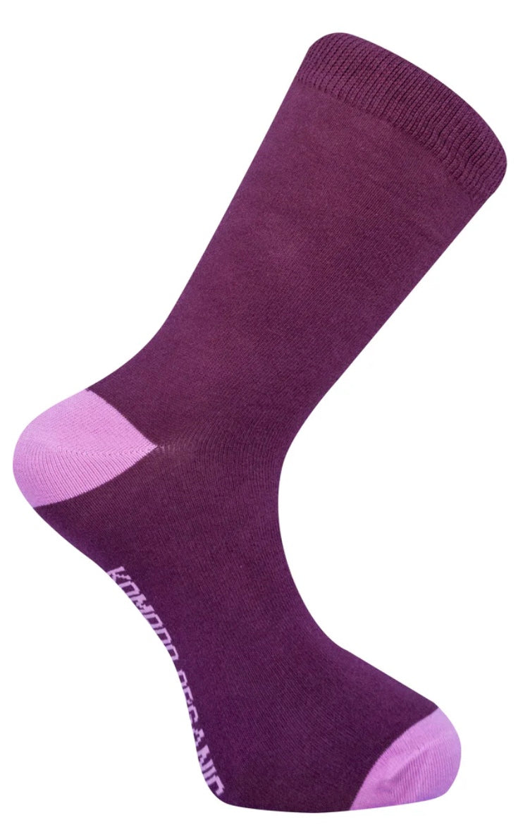 Punchy Socks Plum