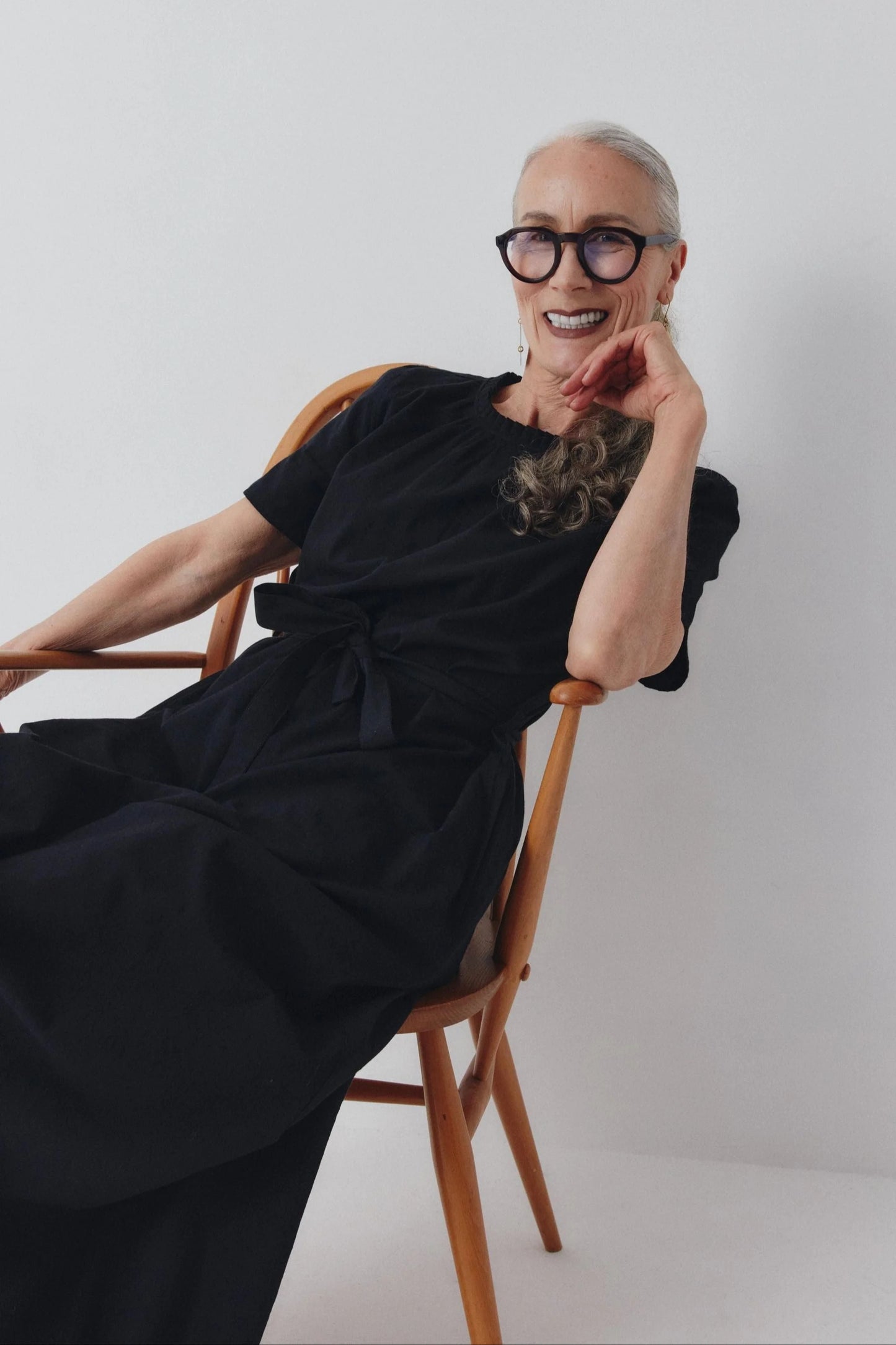 Shayla Dress Reversible Maxi Black