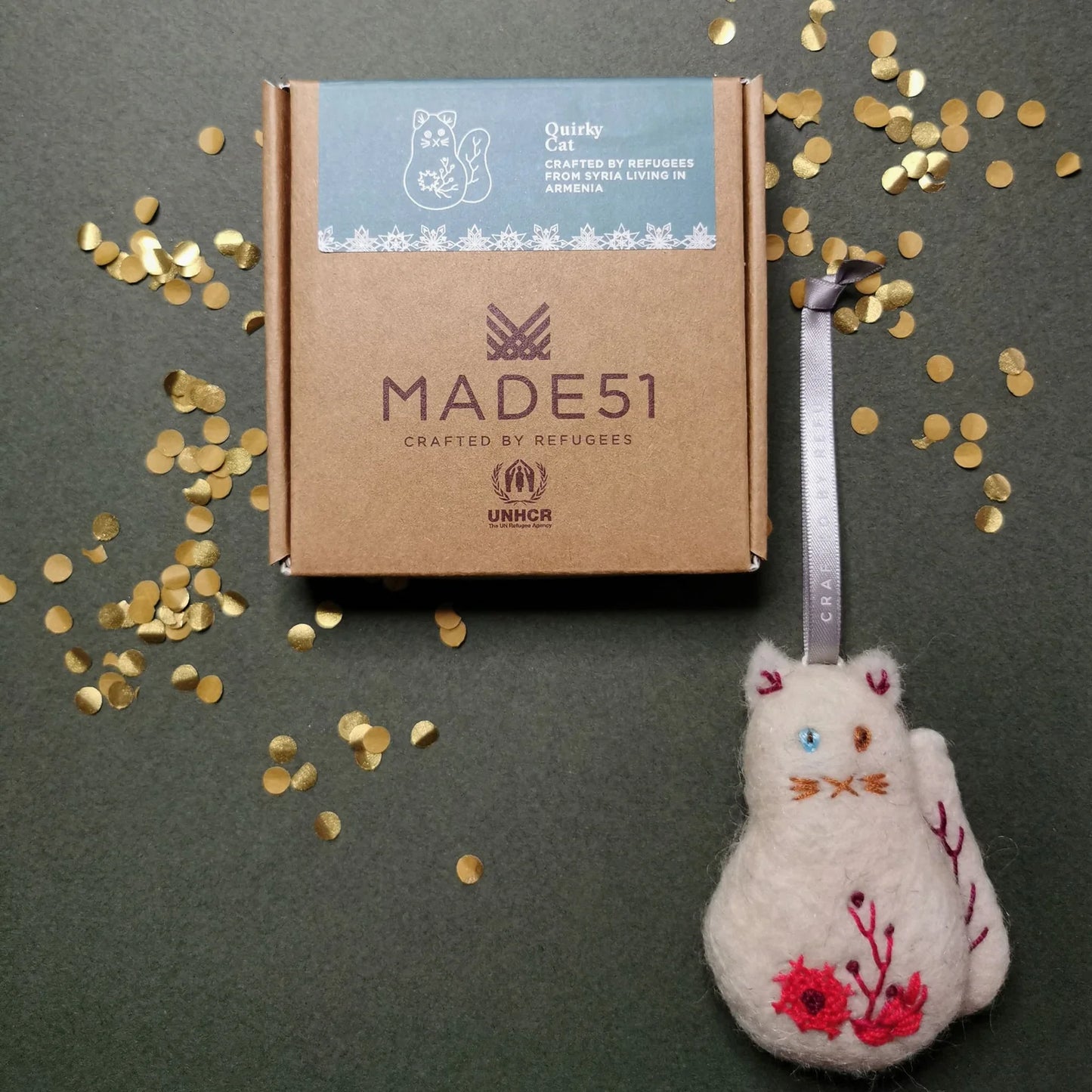 Holiday Collection - Quirky Cat Ornament