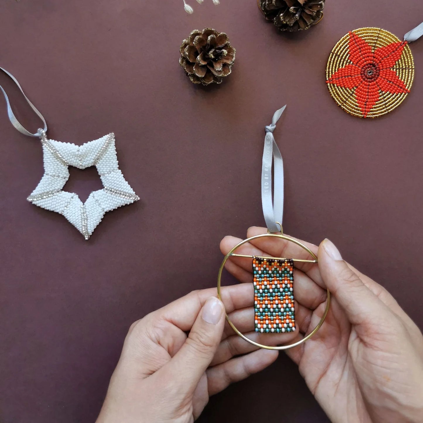 Holiday Collection Dainty Tapestry Ornament