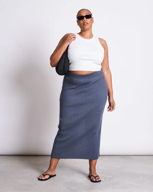 Ebba Knit Skirt Turbulence