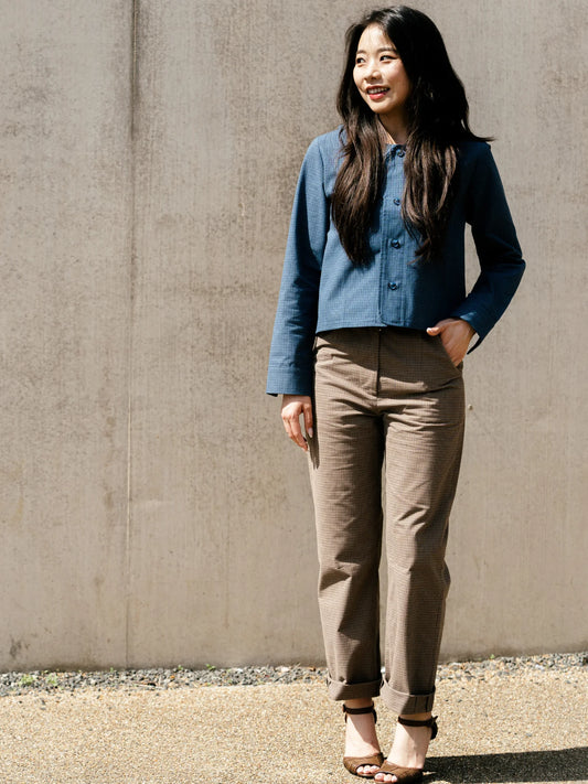 Sonje Jacket - Blue Check