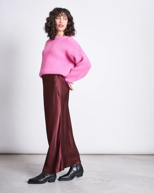 Serin Maxi Skirt Intense Rust