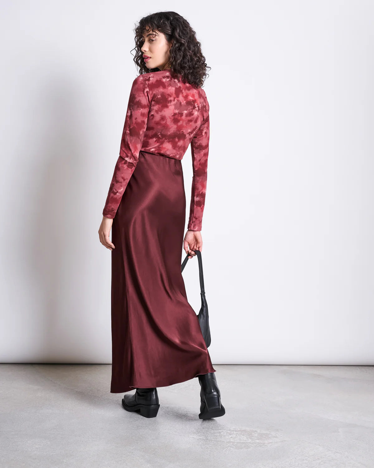Serin Maxi Skirt Intense Rust