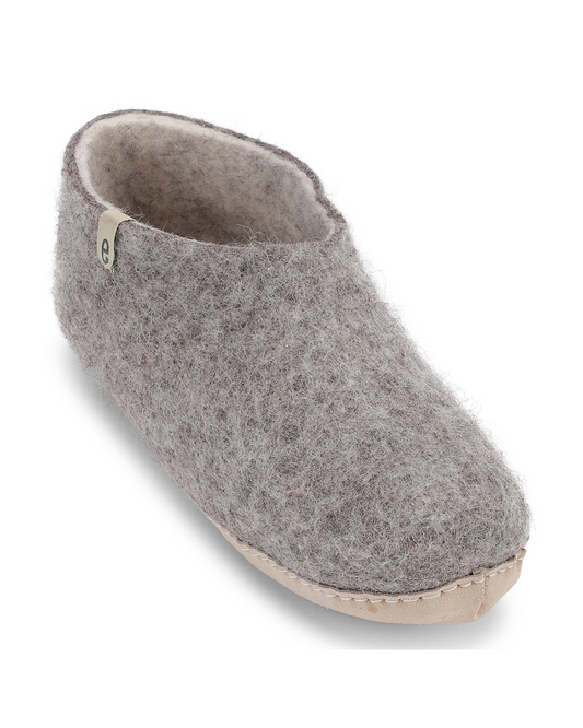 Wool Shoe Natural Grey