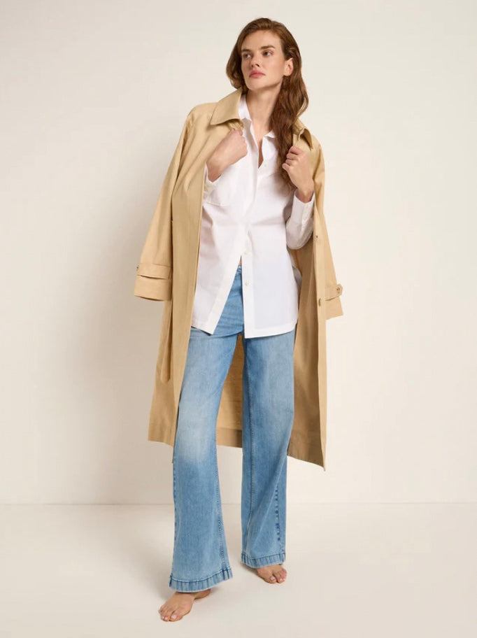 GOTS Oversized Blouse White