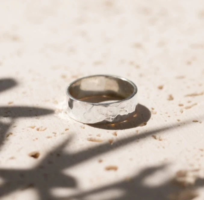 Agonda Silver 6mm Chunky Stacking Ring