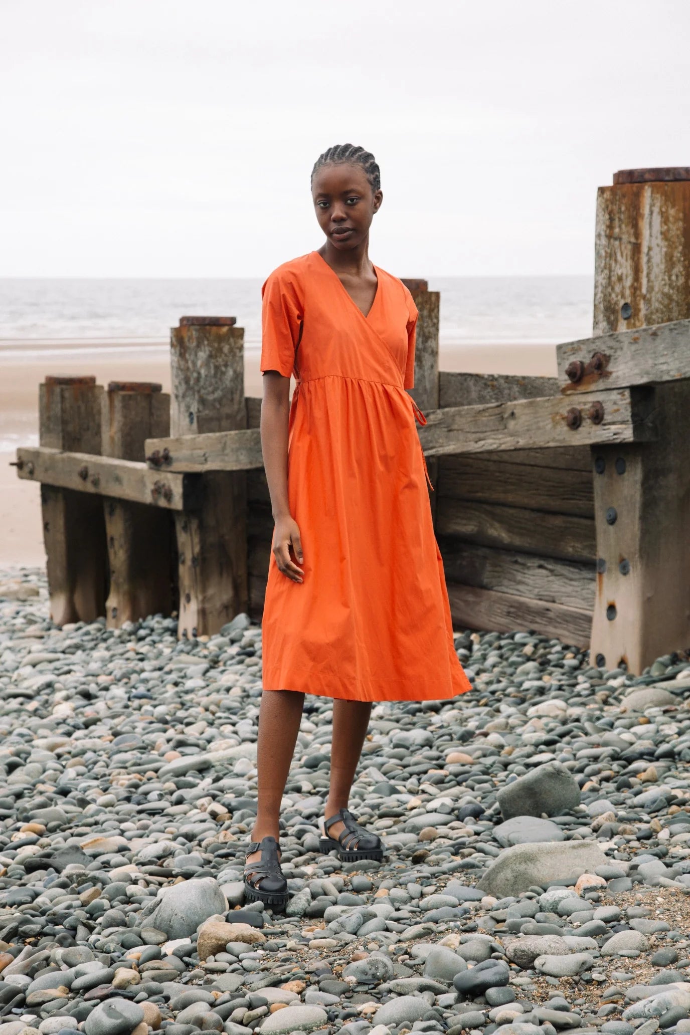 Orange sundress online