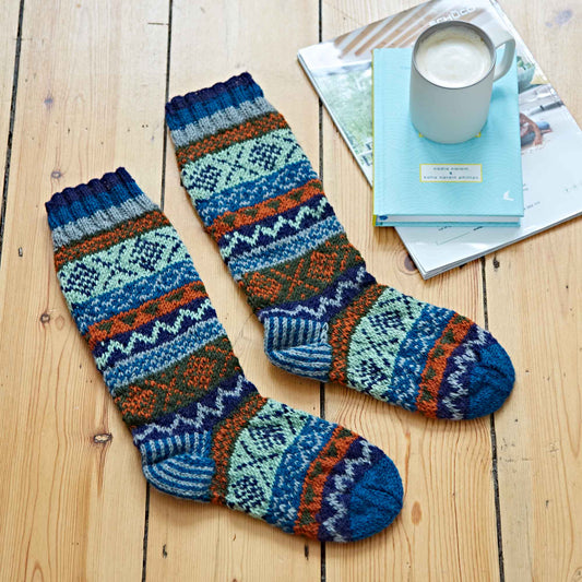 Woollen Fairisle Socks