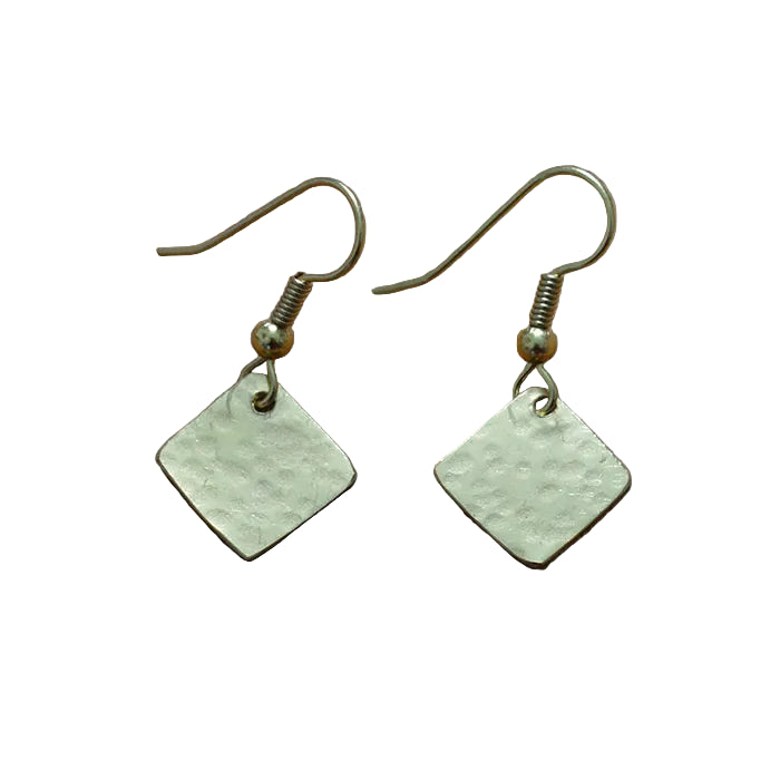 Mini Diamond Earrings Brass