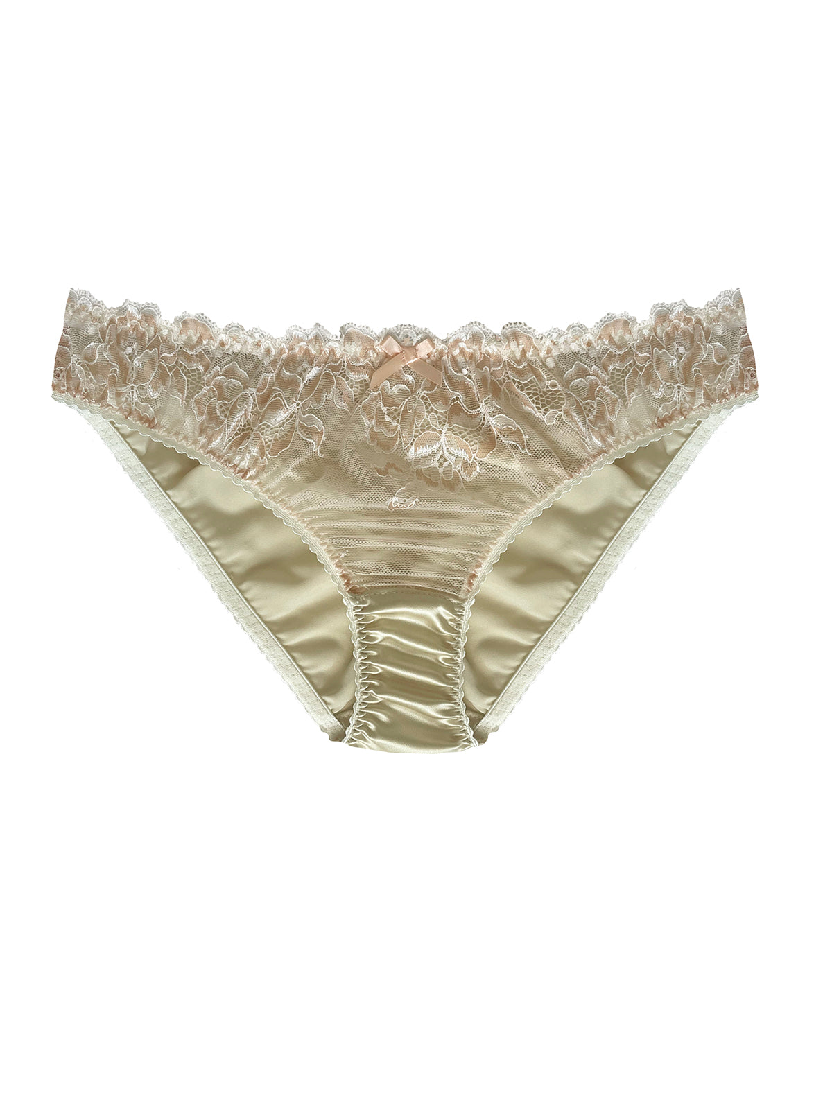 Faye Cream Silk Knicker