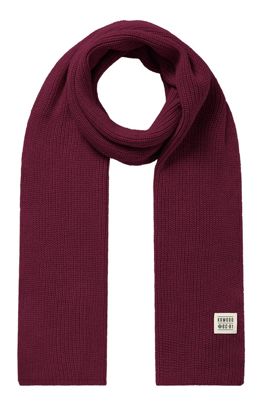 London Scarf Wine Red