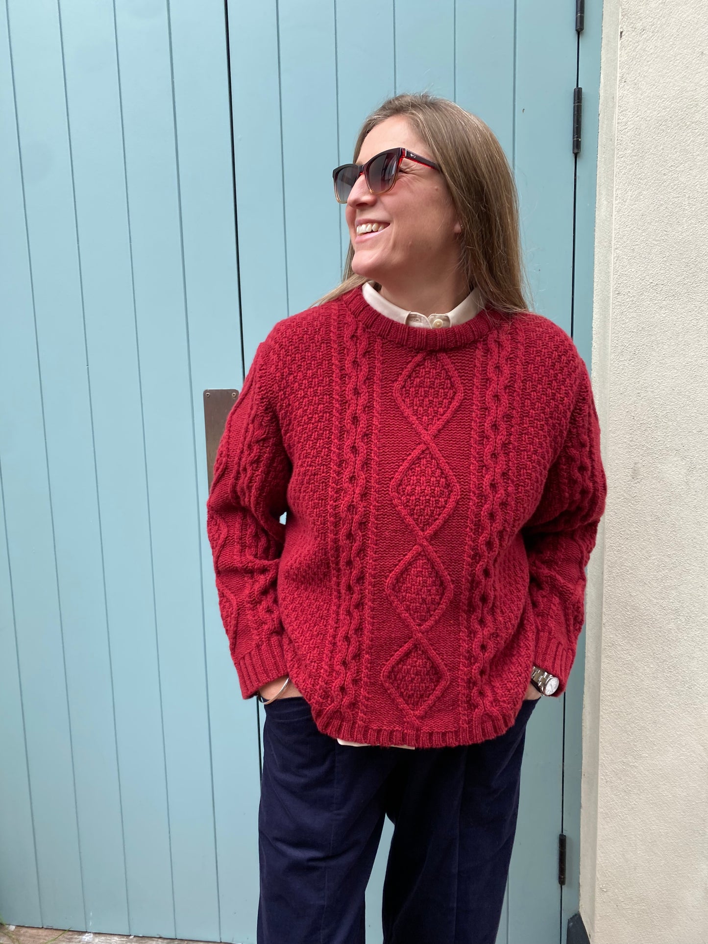 Margot Aran Jumper Magma
