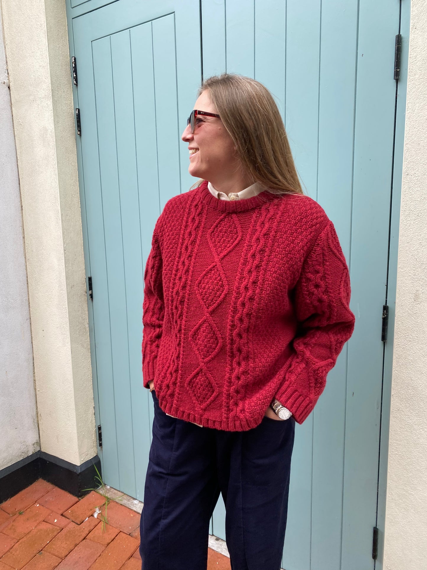 Margot Aran Jumper Magma