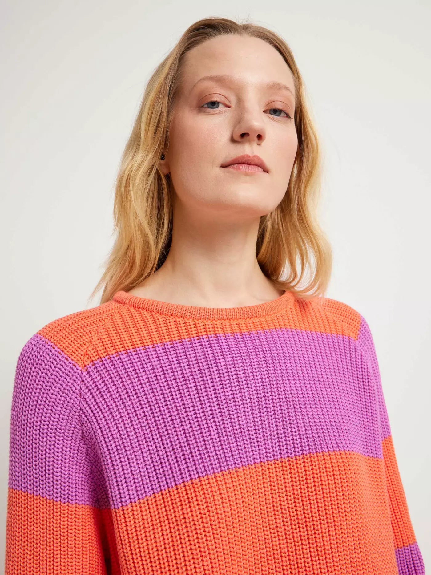 Coral and Bloom Stripe Organic Cotton Jumper