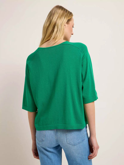 Green Knitted Organic Cotton Top