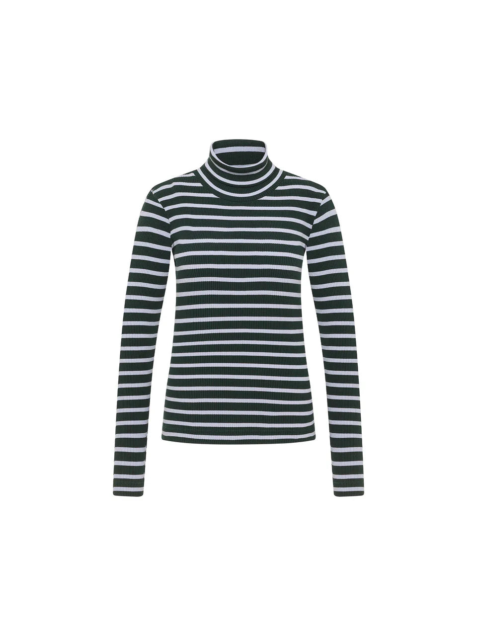 Ribbed Turtleneck Shirt Forest & Lupine