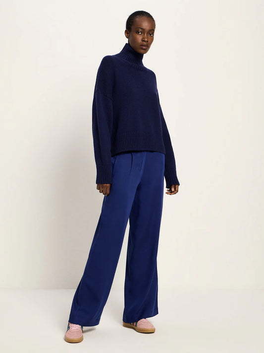 Navy Oversized Jumper