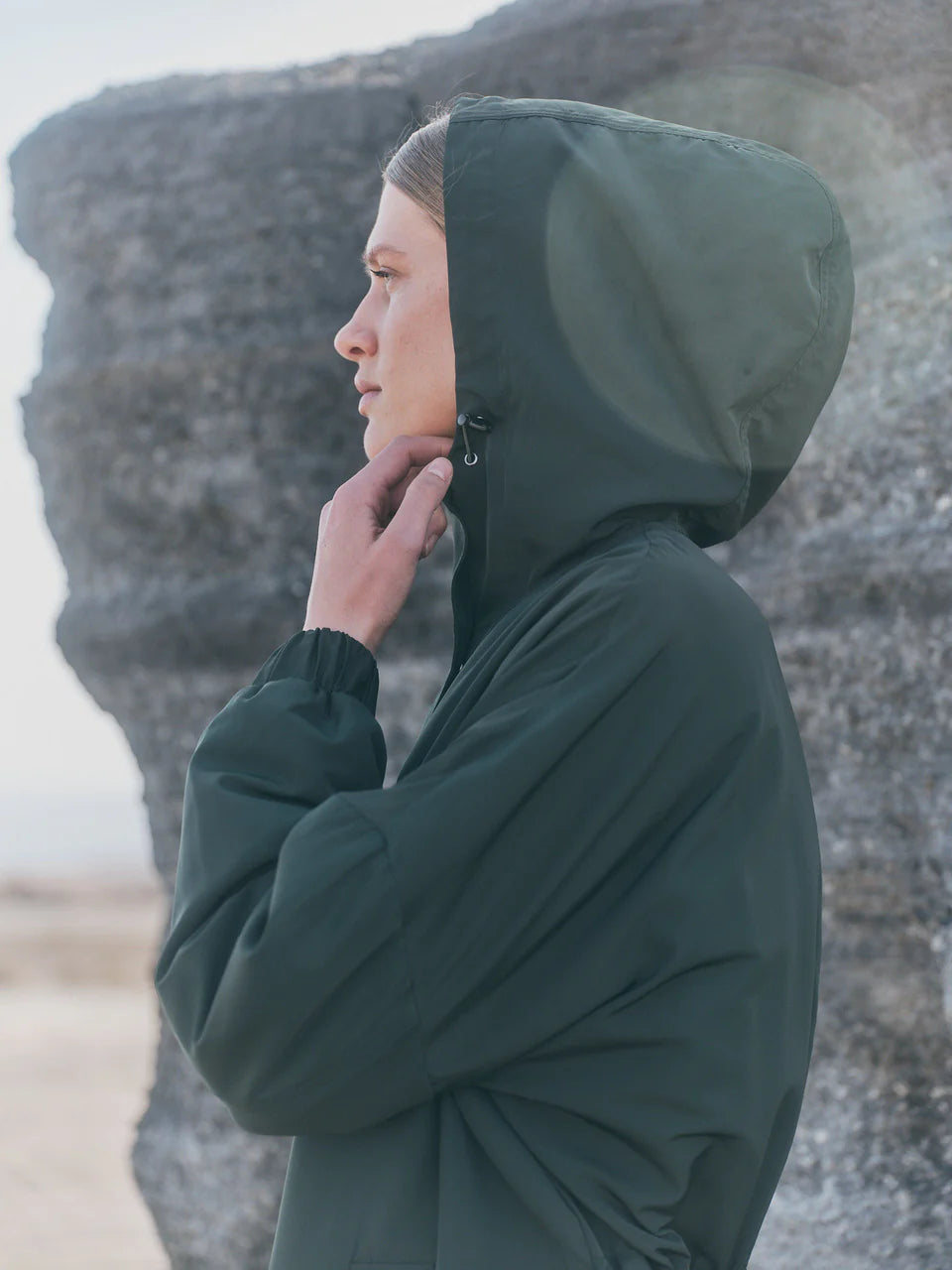 Oversized Raincoat Forest