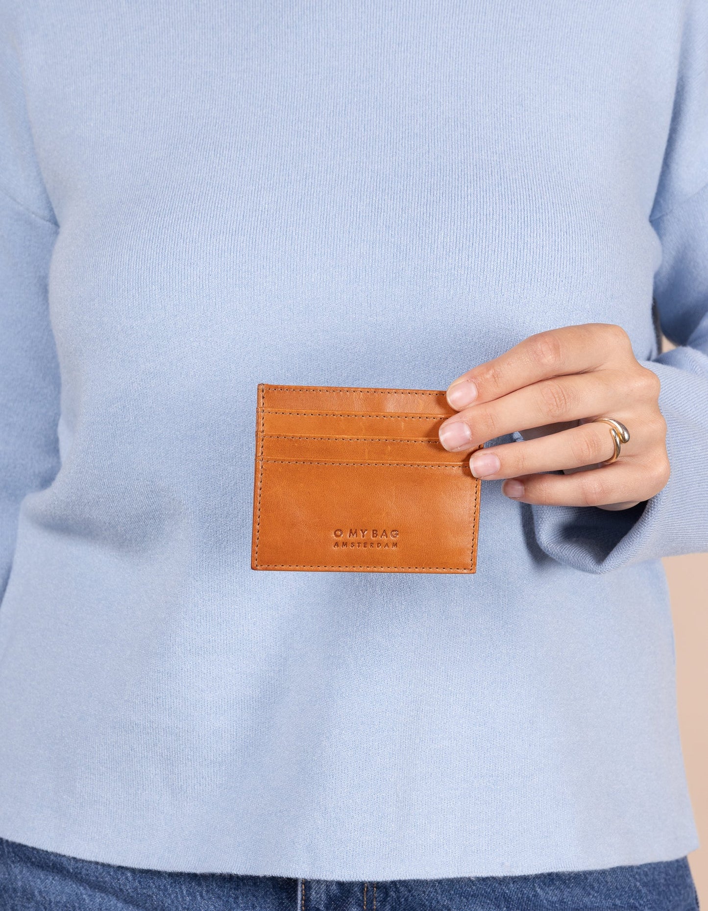 Marks Cardcase Maxi Classic Leather Cognac