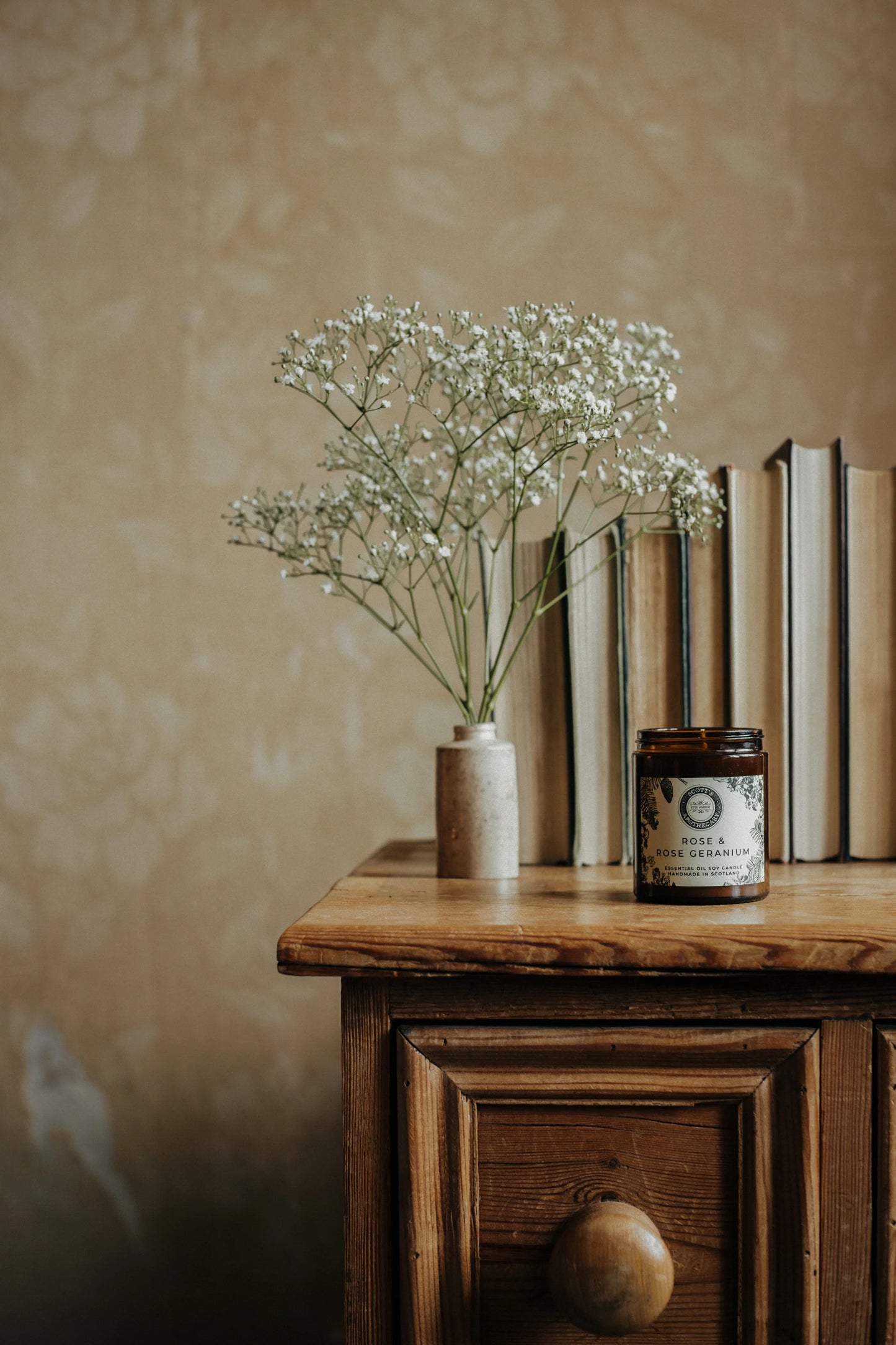 Rose & Rose Geranium Candle 180 ml