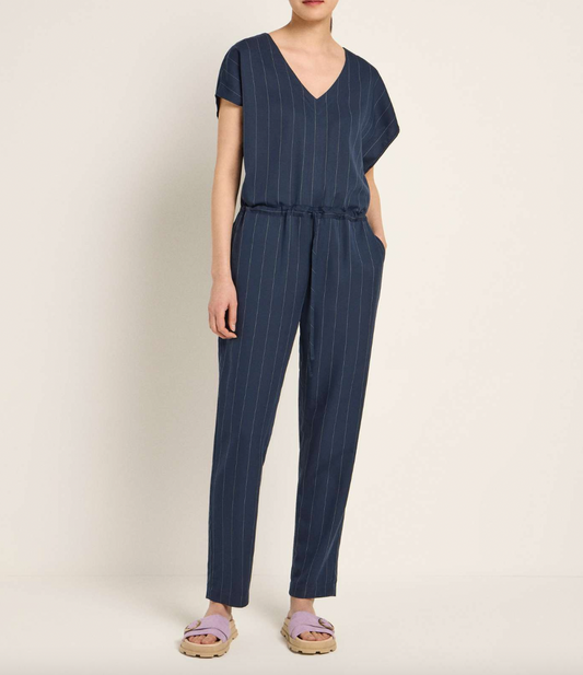 Jumpsuit Midnight & Off White