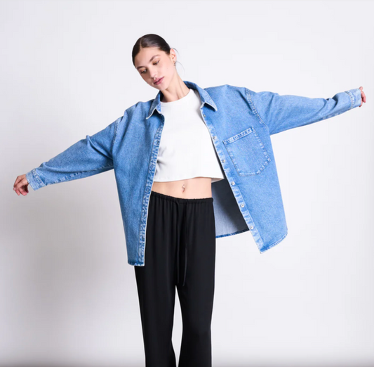 Denim Shirt Solace Light Blue