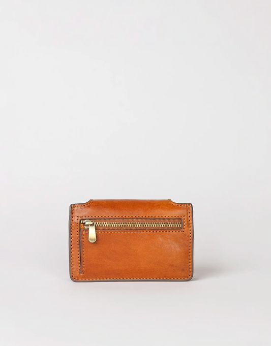 Harmonica Wallet Cognac Classic Leather