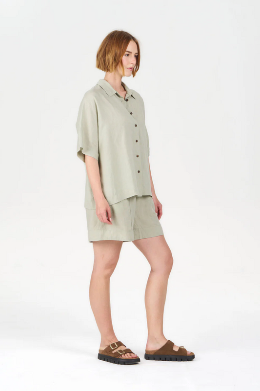 Kimono Shirt - Sage