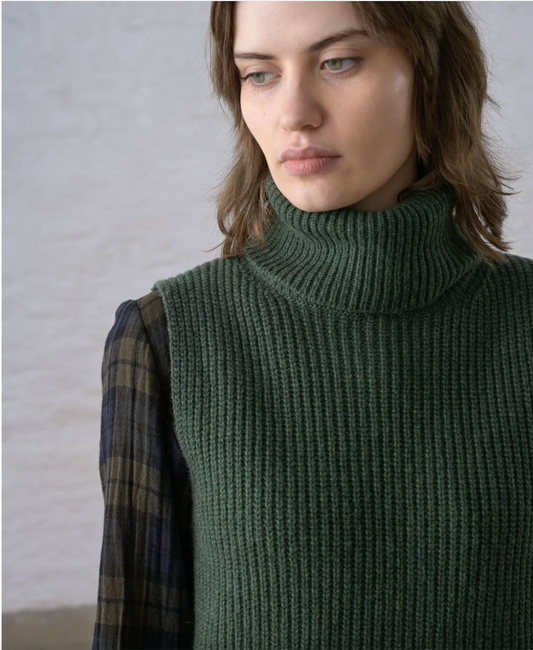 Lisa Sleeveless Jumper Rosemary