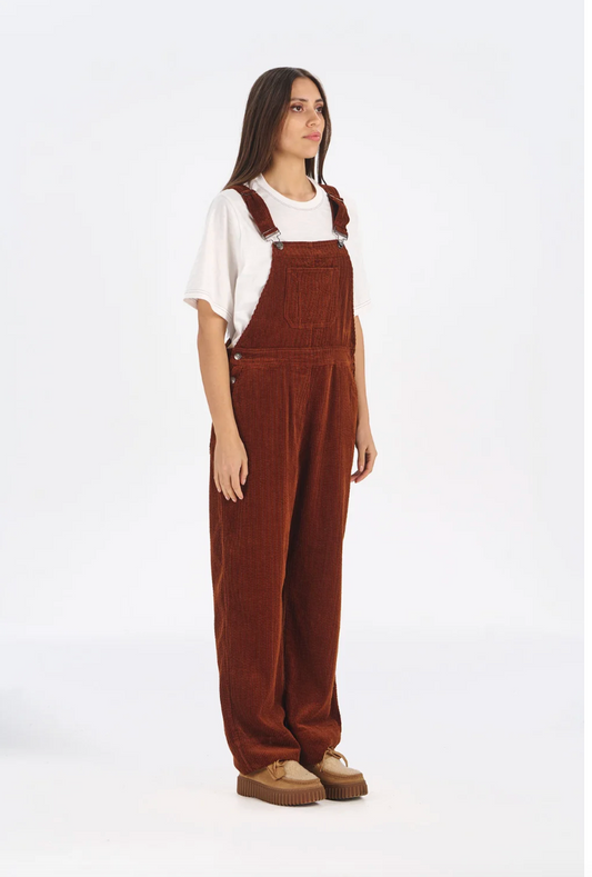 Leni Dungarees Chestnut
