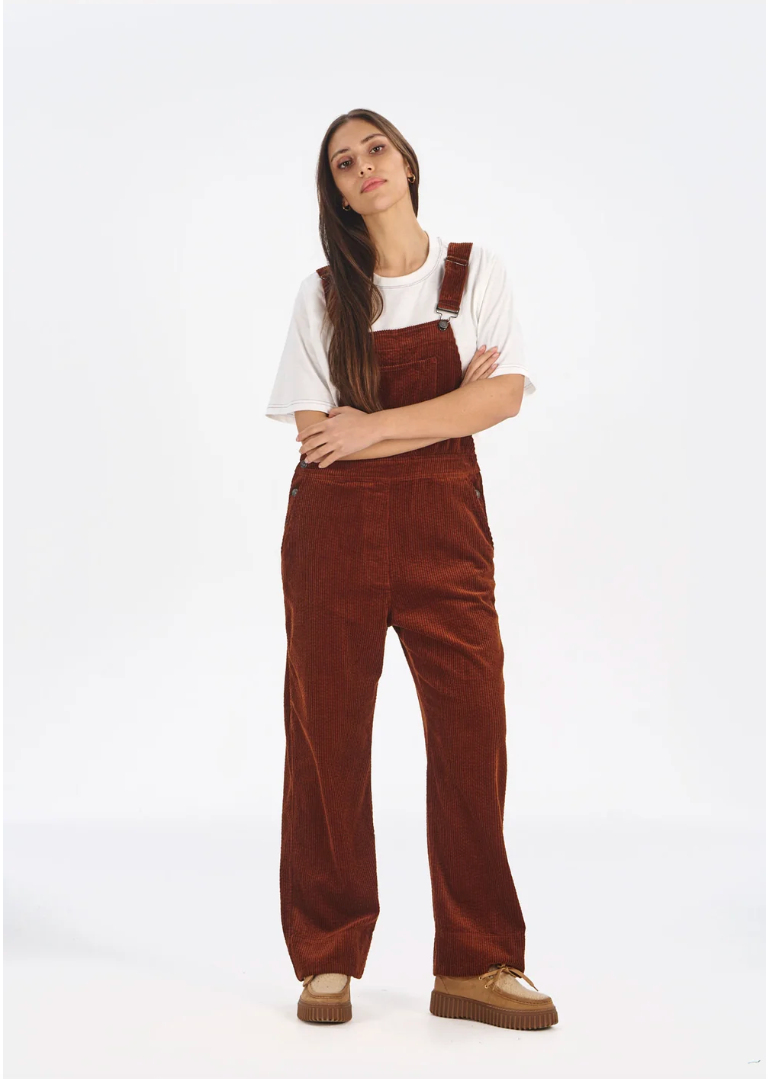 Leni Dungarees Chestnut
