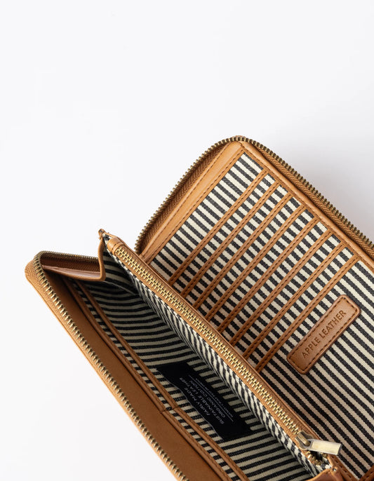 Sonny Wallet Apple leather Cognac