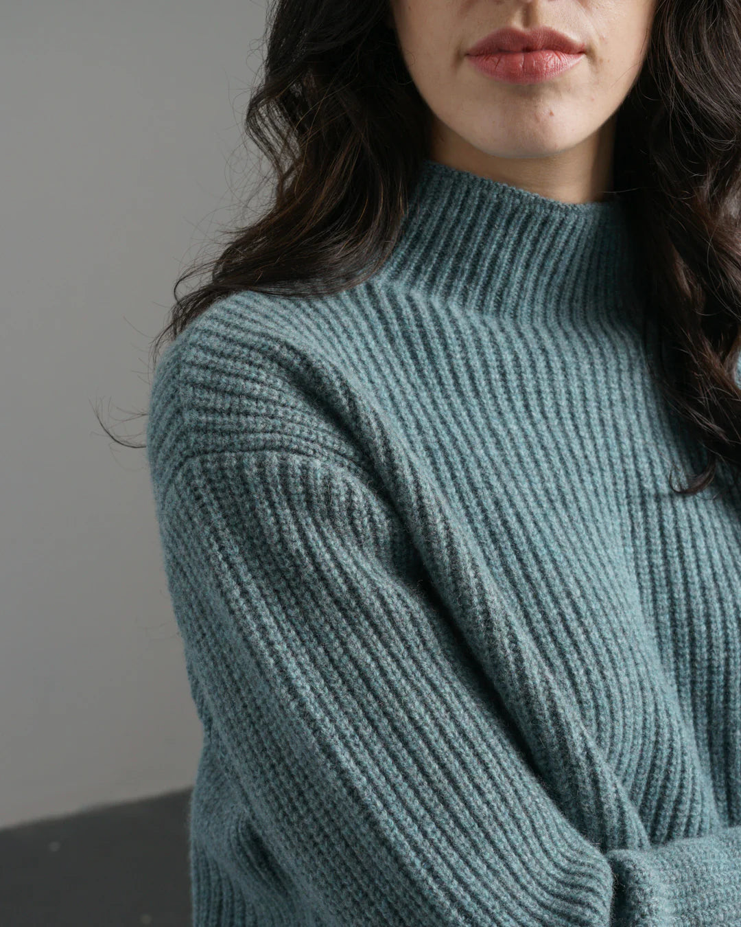 Matilda Ribbed Jumper Caspian