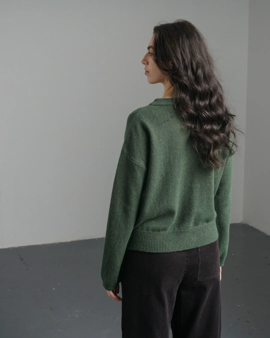 Mira Cropped Cardigan Rosemary