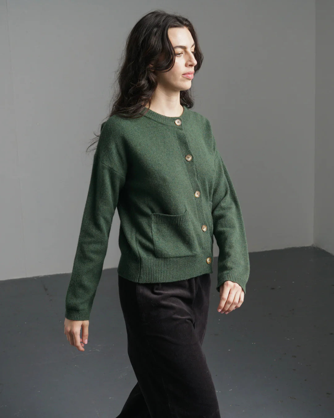 Mira Cropped Cardigan Rosemary