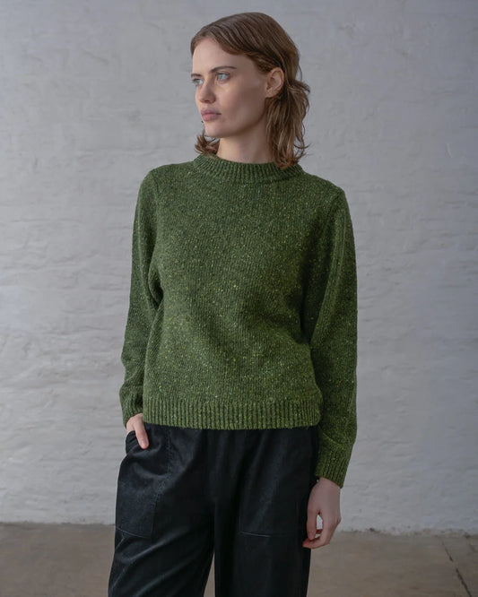 Lou Wool Jumper - Olive