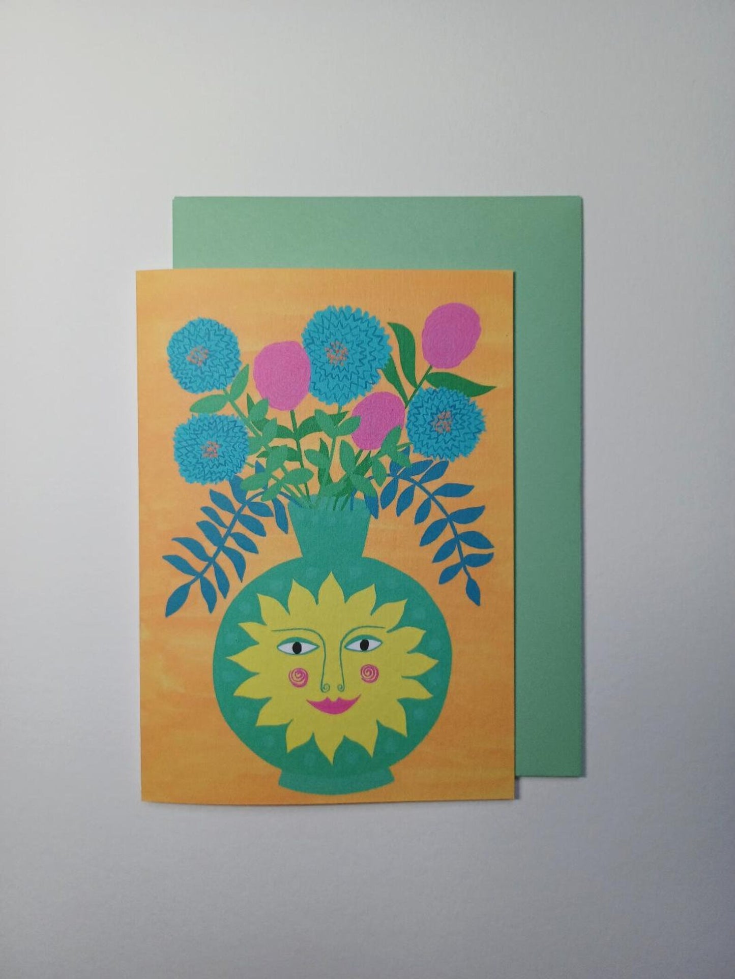 Hattie Gordon Card - Sun Vase