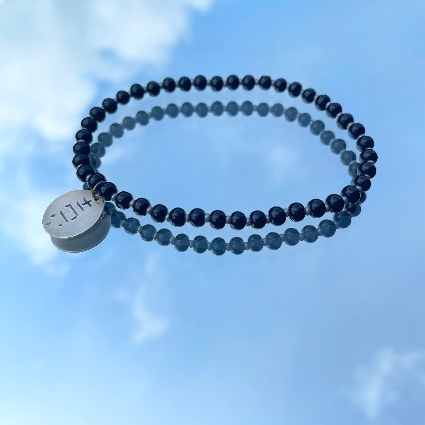 Sahel Black Agate unite Bracelet