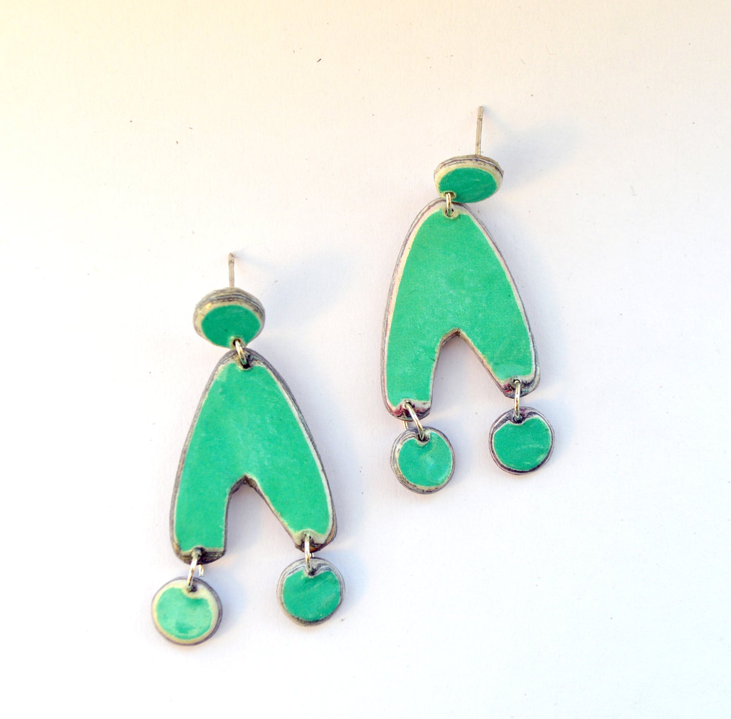 Zandi Waste Paper Earrings