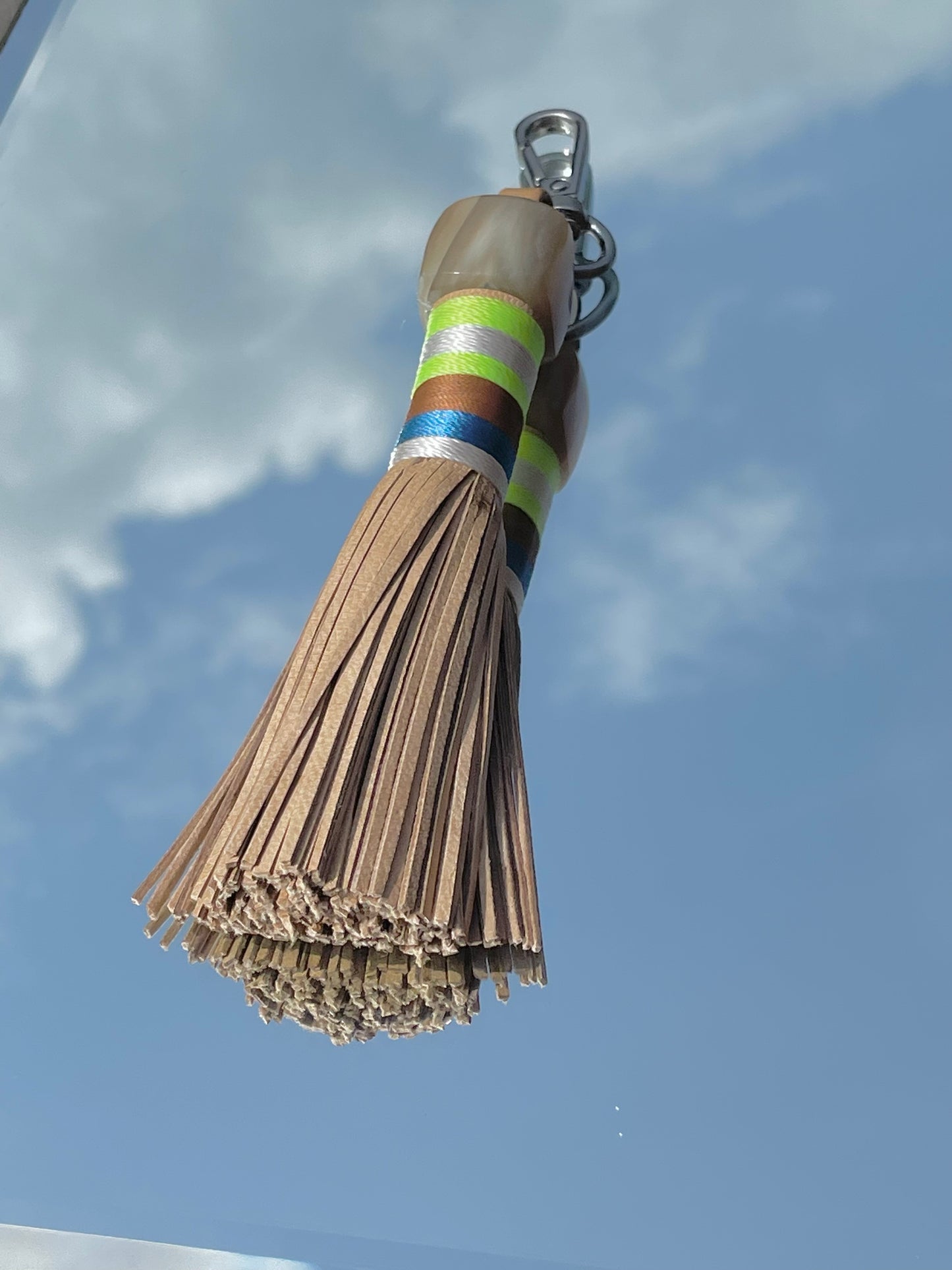Made 51 Sahel Beige Coloured Thread Keyring