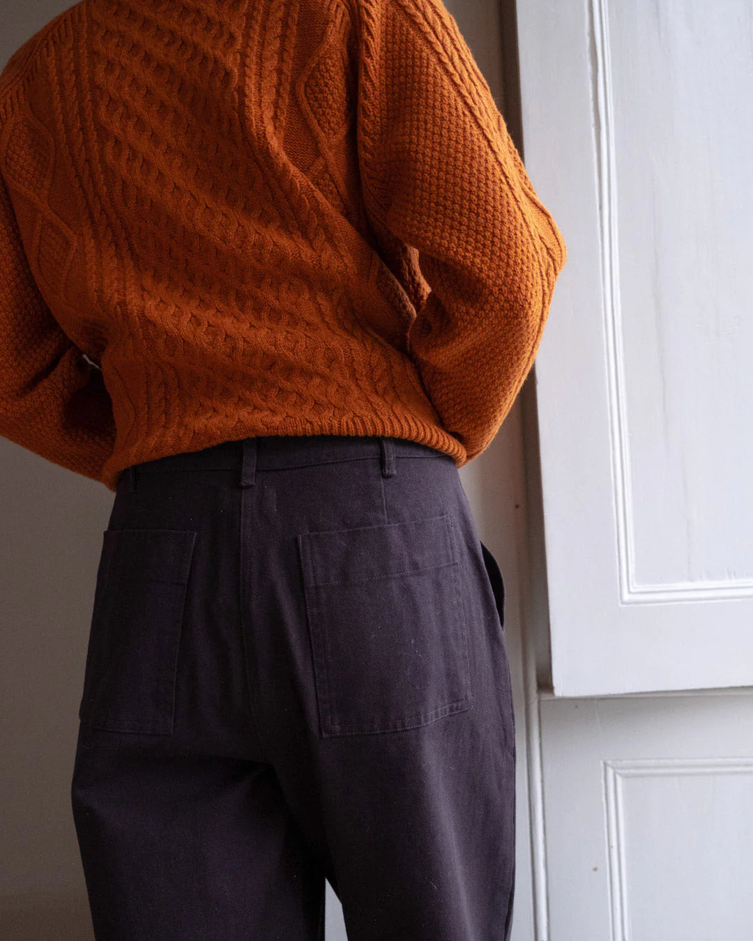 Margate Relaxed Trousers Dove Grey Twill