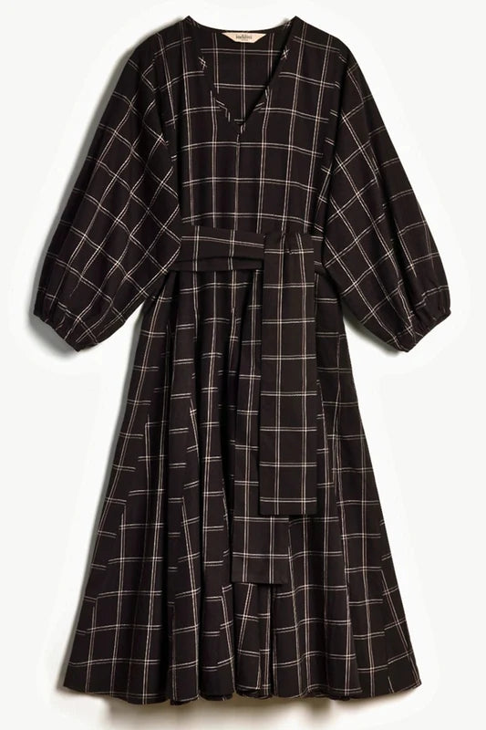 Penny Dress - Black & White Check