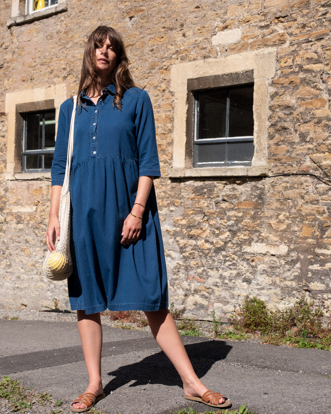Bea Shirt Dress - Denim