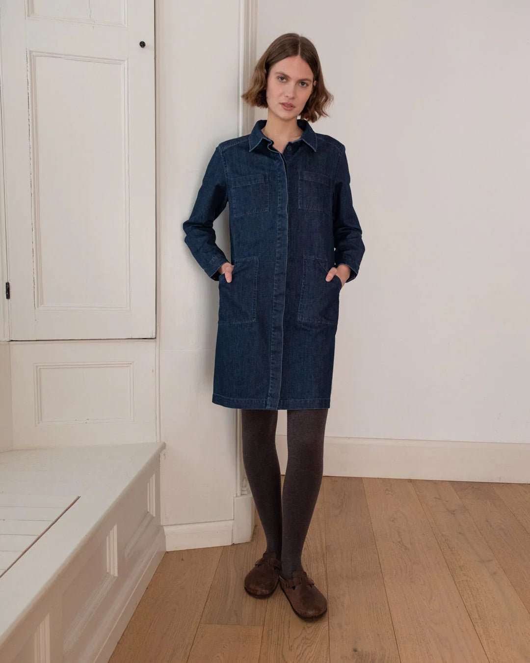 Ocean Shirt Dress Denim